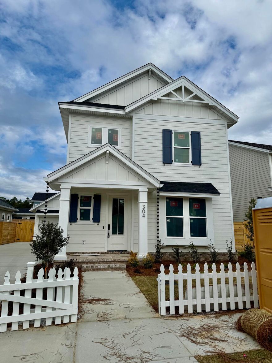 Complete approximately January '26. $20,000 'anywhere money' (with preferred lender) plus 1% of the purchase price toward total closing costs on this 4 bedroom, 2.5 bath Florida Craftsman home in Deer Moss Creek Niceville! The 'Chestnut B' plan features a large foyer that leads to the spacious living room, dining area and beautiful kitchen with quartz countertops, lots of cabinetry, walk-in butler's pantry and appliances including gas range, apron sink and refrigerator. Also on the main floor is the primary suite, a half bath and laundry room. Upstairs you'll find 3 more bedrooms and a loft area as well as another living additional full bath. Covered front and back porch as well as a two car garage. Get in early to choose some interior features!