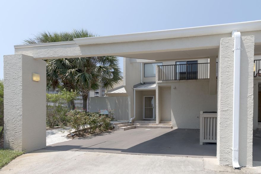 Don't let this rare opportunity pass you by. Mainsail Townhomes rarely come available and this is an exceptional example of one. This gorgeous 4BR/4BA townhome is being sold fully furnished and is just a short walk to the beach. There are two master suites, one on both floors. The downstairs master has 2 private patios and tile floors. The upstairs master has double vanities, large shower, & a private balcony. There is also two additional bedrooms upstairs, one with a private bath & balcony and the second is a bunk room. The downstairs has a large open kitchen, dining, & living room with tile floors & access to the back patio. There is also a full hallway bath & utility room. Mainsail's amenities include 700ft of beach, 24hr Security, 2 pools, & more. Enjoy Florida living at its best!