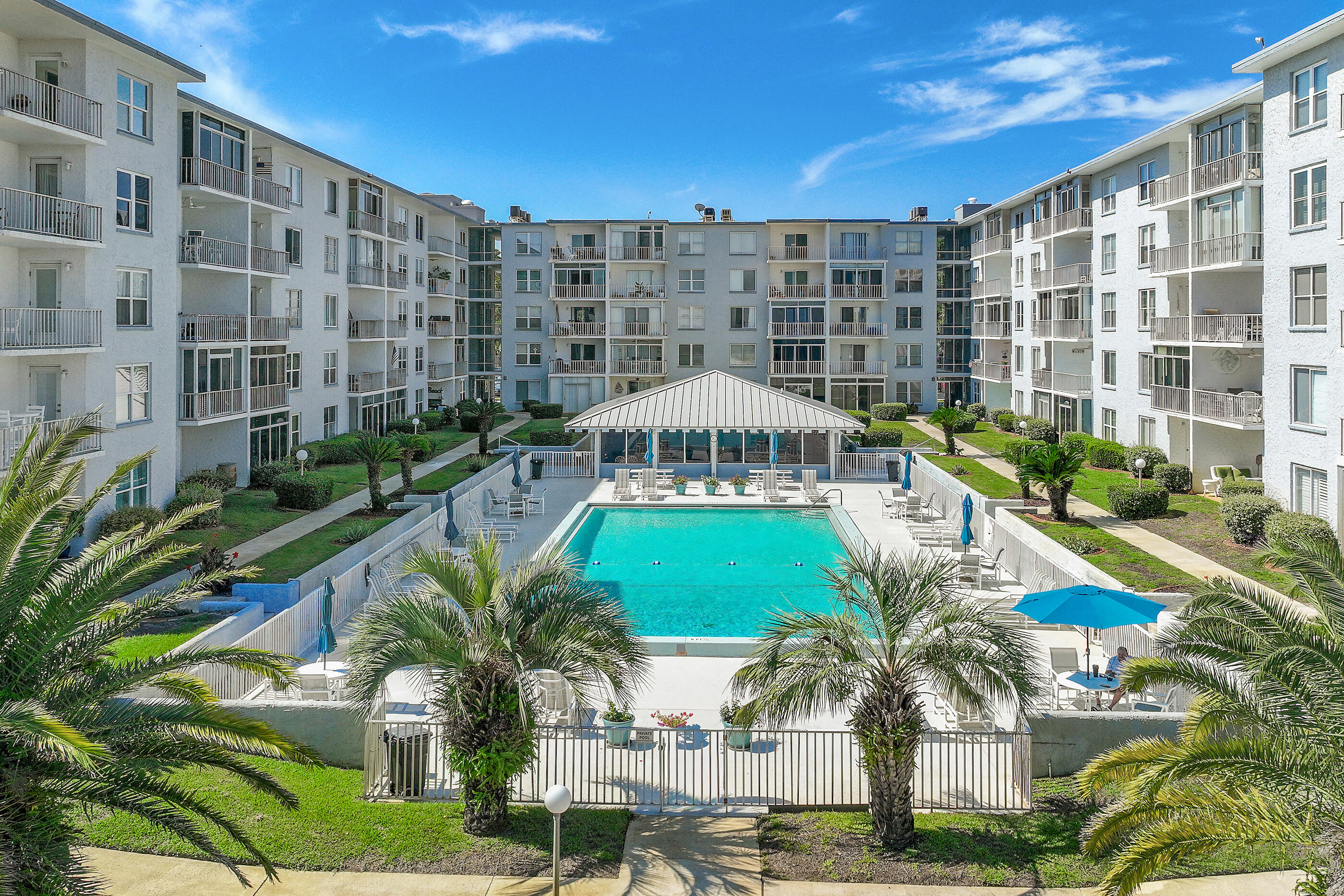 Completely remodeled and move-in ready! This rare first-floor 1BR/1BA condo on the bay in Destin comes with a deeded boat slip and boatlift--a feature only a handful of units in this community offer. If you don't need the slip, you can sell it to another owner in the complex making this a unique investment opportunity.Enjoy an enclosed porch that expands your living space and allows you to walk right out to the parking area--no stairs or elevators required. The condo also includes a separate storage unit. Community amenities feature a large pool, plenty of parking, and a community room.Located in the heart of Destin, you're minutes from the new Publix, the post office, and all that Destin has to offer. from its sugar white beaches to its world famous fishing village.