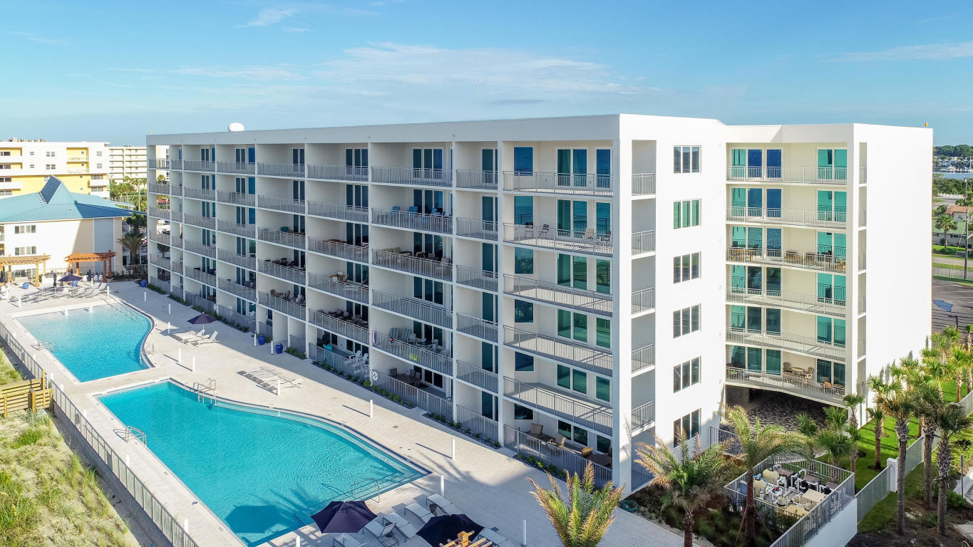 CONSTRUCTION COMPLETE blu Condominium is Okaloosa Island's first new-construction offering in nearly a decade. A premier Gulf-front condominium of Coastal Contemporary Design. Plan A is a spacious 2,053 sq ft, 4 BR 3 BA residence with a 329 sq ft expansive terrace. Interior appointments include ceramic tile, gourmet kitchen, quartz countertops, gas ranges, stainless appliances, cabinetry, full size washer/dryer and owner closet. Property amenities include 2 gulf front pools, one heated, totaling over 4,500 sq ft and front 313' on the Gulf, fitness center, jetted hot tub, grilling area, fire pit and gated entrance. Short term rentals & owner pets allowed. Limited availability at current prices. Contract your residence TODAY.