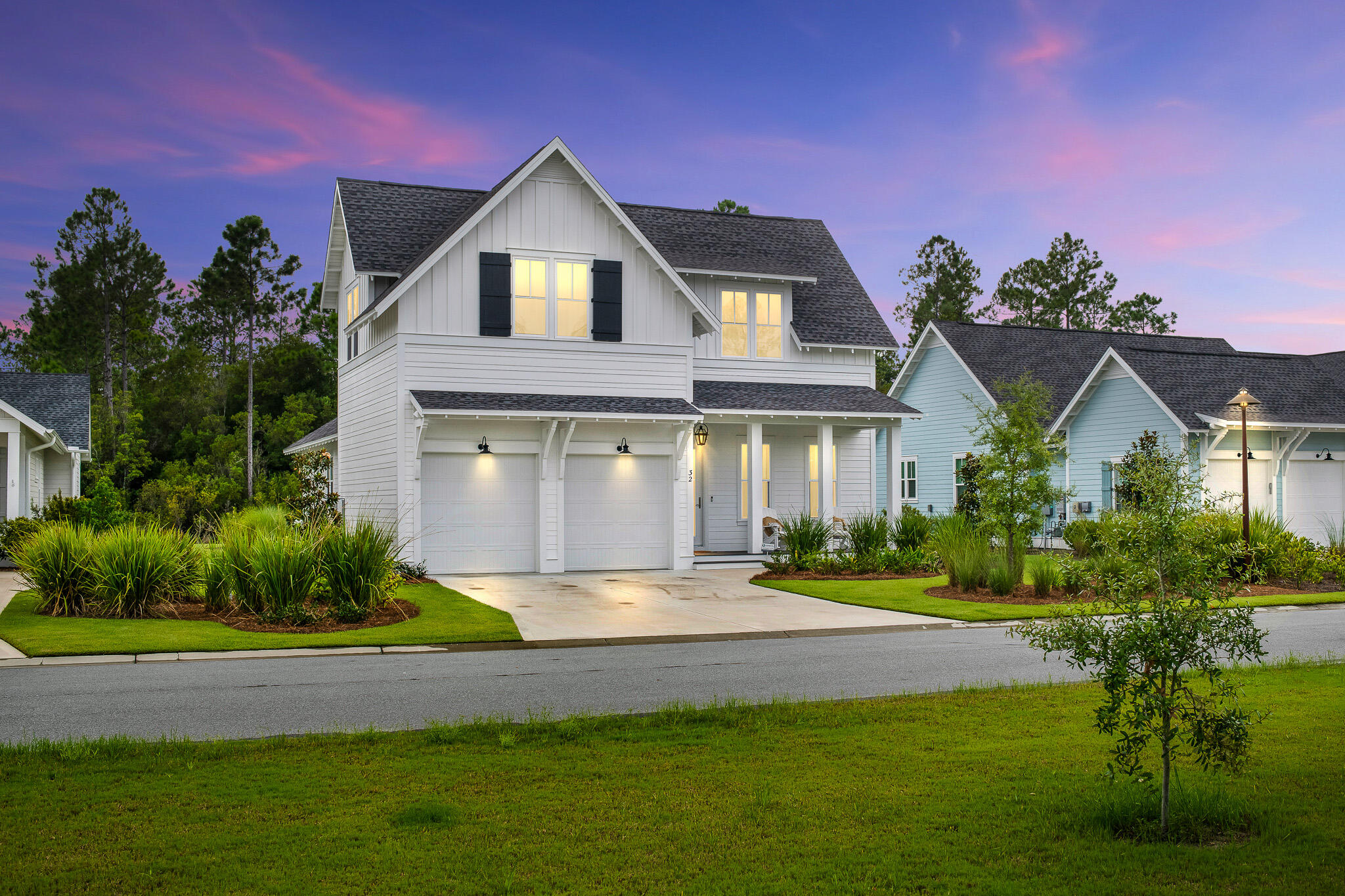Want privacy on a quiet non through street 3 miles from 30A? This like new home backs to pine forest and a community pond and overlooks a community green space in the popular Watersound Origins Community. From the homes spacious screened patio you can enjoy sunsets overlooking the community pond while you entertain friends and family in the open concept kitchen, dining and living areas. The current owners spared no expense in adding additional kitchen butler cabinets, a custom side yard / dog run, epoxy garage floor, custom garage storage solutions and a security camera system. You will not be disappointed with this home's design - It is inviting and warm while also light and bright with ample natural light. Come see for yourself!Buyer and buyer's agent should verify all information.