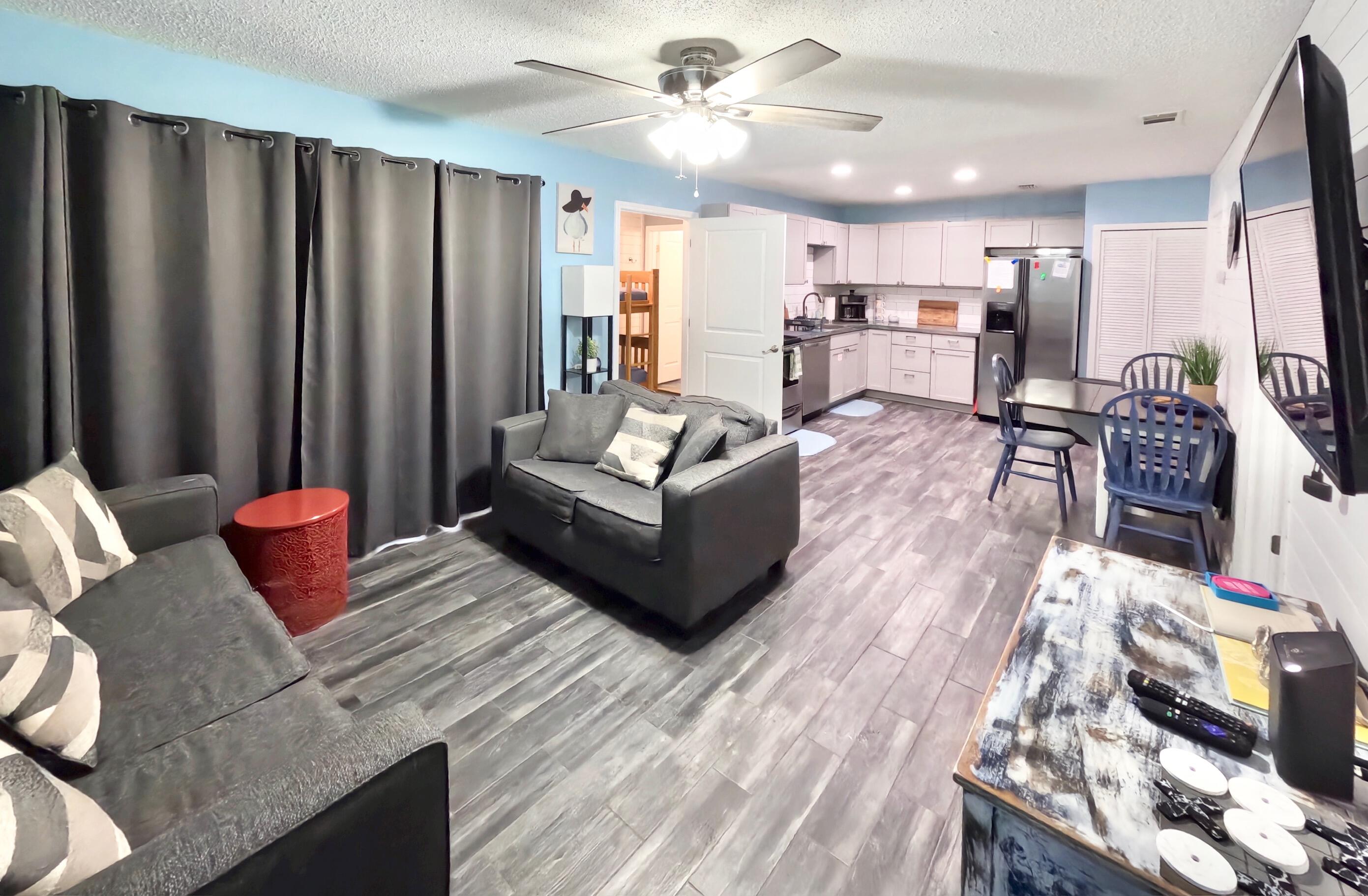 Vacation Rental for Sale! Destin Condo Turn-Key Fully Furnished, Second story, spacious and cozy, private balcony. Introducing a slice of paradise in the form of this meticulously renovated condo in Gulf Terrace Complex--your ultimate sanctuary for relaxation or rental investment. This impressive property features a master bedroom complete with a private bath offering a luxurious tub/shower combo, 2 Full Size Bathrooms, smart TV's, SS Appliances. Gated Community, 3 swimming pools, tennis/pickle ball court, EV Tesla Chargers, lake, clubhouse for owners. Condo is positioned just 0.8 miles from beach access and to a variety of restaurants, shopping, and entertainment options. Tourists and Locals Love this location! Every element of this home exudes contemporary coastal flair, with high quality tile floors, sleek modern bathrooms, stylish furniture, and stainless steel appliances, including a newly installed dishwasher.
Resort-like Amenities: Relax in any of the 3 sparkling swimming pools, enjoy the tranquil lake, or get active on the tennis/pickleball courts. The homeowners club house is perfect for social gatherings and events.
Pet Friendly: Fur babies are welcome!
Versatile Use: Ideal as a primary residence, second home, or vacation rental.
Keep in mind that current owner usage during major holidays is not included in rental earnings, providing potential increased revenue for buyers. All measurements and details are approximate and should be verified by the buyer. For rental income contact listing agent.