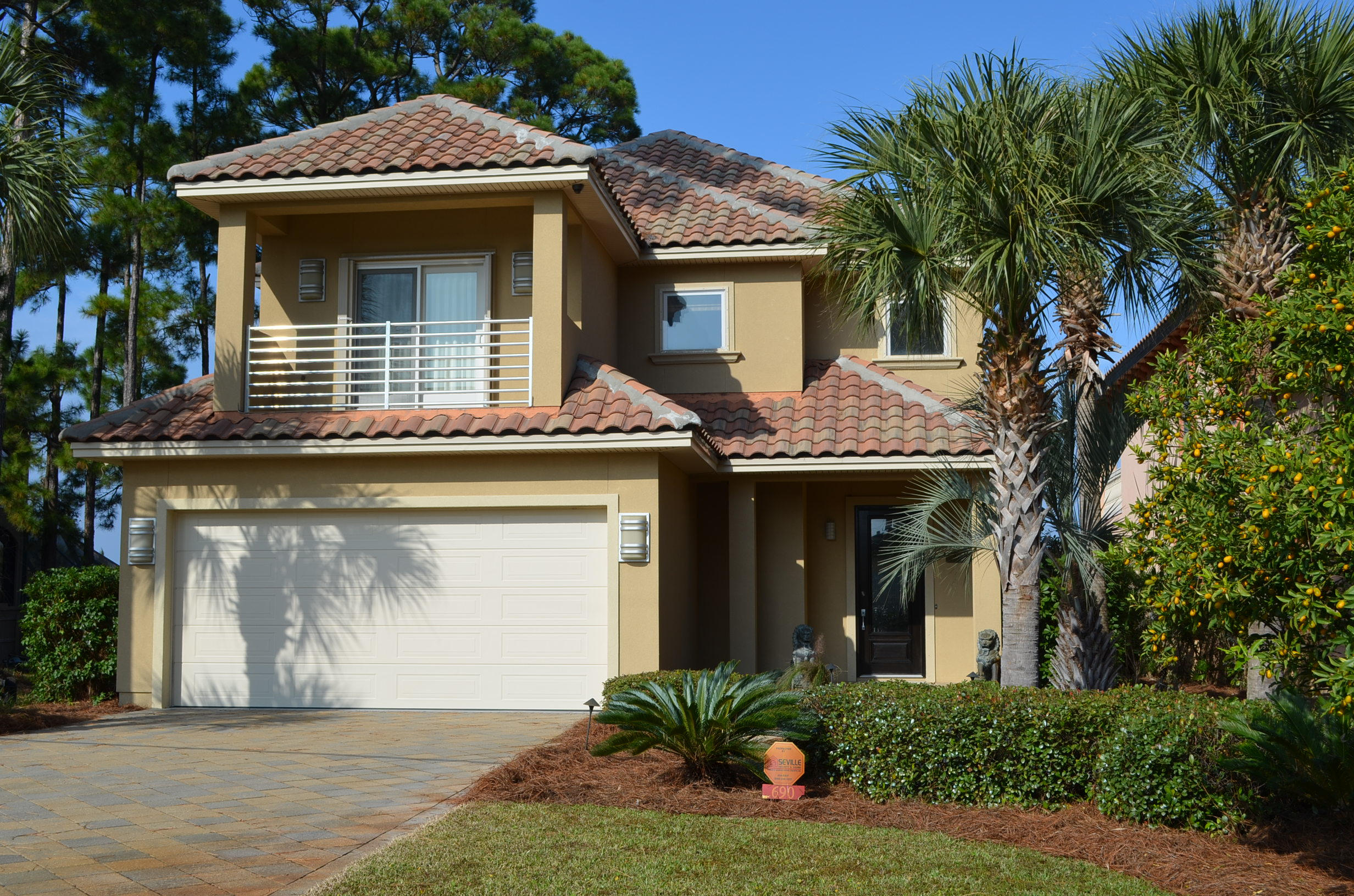 SENSATIONAL BAYFRONT HOME IN MIRAMAR BEACH! CUSTOM BUILT BY DIXON KAZEK CONSTRUCTION, THIS HOME IS SURE TO IMPRESS WITH IT'S CONTEMPORARY INTERIOR FLAIR. BEGINNING JUST INSIDE THE ESPRESSO STAINED FRONT DOOR WITH BEVELED GLASS INLAY, LIES THE WELCOMING FOYER OPEN TO CASUAL DINING AREA, SPACIOUS KITCHEN AND LIVING ROOM WITH SOARING 20 FOOT CEILING. ABUNDANT DETAILS INCLUDE SLEEK CUSTOM CABINETS, STAINLESS APPLIANCES, EXPANSIVE GRANITE BREAKFAST BAR, PENDANT AND RECESSED LIGHTING, PORCELAIN TILE FLOORING, SURROUND SOUND AND GAS FIREPLACE. BECKONING BAY VIEWS SPILL ONTO SCREENED LANAI WITH HEATED POOL AND SPA ON REMOTE CONTROL, SUMMER KITCHEN WITH STAINLESS GRILL, PREP SINK AND ICE MAKER. THERE ARE 2 WATERFRONT MASTER SUITES; ONE ON EACH FLOOR WITH SPA LIKE SOOTHING COLORS,