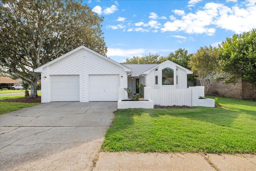 Come see this one-of-a-kind, beautiful, completely renovated charming home in the heart of Destin, just around 1 mile from the spectacular white sandy beaches of Destin's Emerald Coast, World Famous Crab Island and Destin Harbor. Entering the home you will see the open concept great room with vaulted ceilings and open kitchen, with gorgeous windows and tons of natural light. This home has been completely renovated, boasting a brand new kitchen with all new stainless steel appliances, new cabinets and gorgeous quartz countertops and completely renovated bathrooms. The home has new luxury vinyl flooring throughout, as well as new HVAC ducts and system and has been freshly painted, inside and out. Don't miss the opportunity to make this home yours in one of the best locations in Destin.