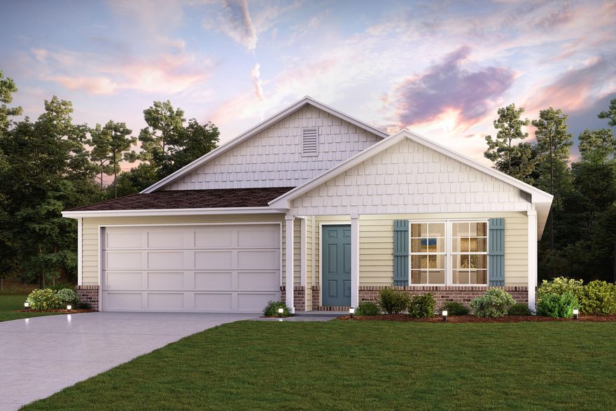 Come check out this BEAUTIFUL NEW Single-Story Home in the Cross Creek Community! The desirable Covington Plan boasts an open design encompassing the Living, Dining, and Kitchen spaces. The Kitchen features gorgeous cabinets, granite countertops, and Stainless-Steel Appliances (Includes, Range with Microwave hood, and Dishwasher).  Additionally, the primary suite has a private bath with dual vanity sinks and a walk-in closet. This home also includes 3 more bedrooms and a full secondary bath.