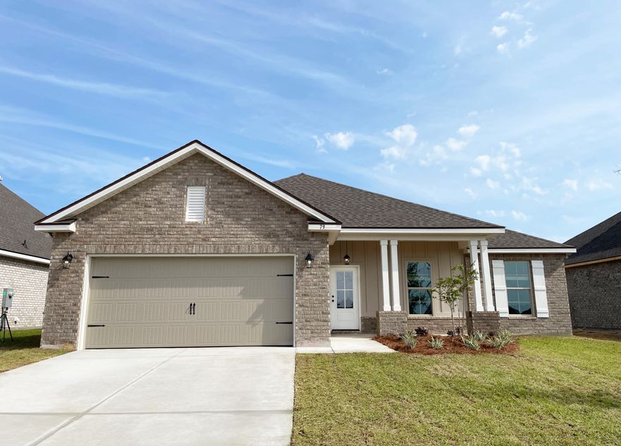 Awesome Builder Rate Incentives!  (Restrictions apply) The RODESSA IV G in The Bluffs at Lafayette community offers a 4 bedroom, 2 full bathroom open design. Upgrades added (list attached).Special Features: double vanity, garden tub, separate shower, and walk-in closet in master suite, kitchen island, walk-in pantry, covered front porch and rear patio, recessed lights, crown molding,  undermount sinks, framed mirrors in all bathrooms, ceiling fans in living room and master bedroom, smoke and carbon monoxide detectors, landscaping, architectural 30-year shingles, flood lights, and more!Energy Efficient Features: tankless gas water heater, kitchen appliance package with gas range, vinyl low E windows, and more!