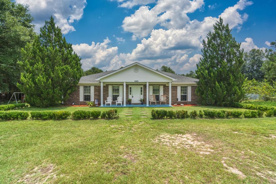 ''Home-Sweet-Home'' is what will come to mind as you pull up to your 3 bedroom 2 bath home on 10 acres. The country life get away from the crazy hustle & bustle of the city life without having to sacrifice a reasonable commute to all the local bases, beaches and shopping centers. Step in to the open living room great for entertaining family and friends. Large kitchen with ample counter and cabinet space to meet all your cooking needs. The split floor plan allows for privacy as you retreat to your master suite. This home sits on a beautiful 10 acres that also has another septic tank and well great for RV hook ups ( As-Is). The backside of the property has been used as a plant nursery equipped with irrigation and racks so great potential income base for someone with a green thumb. There are