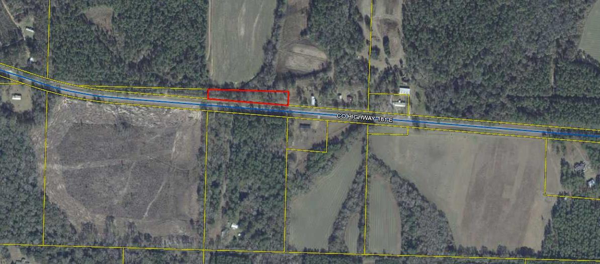 Nicely wooded 1.5 acre parcel of land the the north east part of North Walton CountyLots of road frontage.