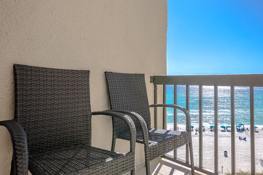This beautifully maintained 2-bedroom, 2.5 bath condo is perfectly situated on the highly sought-after west end of Panama City Beach, offering convenient access to the scenic 30A corridor. Enjoy stunning Gulf views from multiple balconies, including one from the primary bedroom, where you can relax and listen to the waves! The bright, open living area flows seamlessly into the kitchen featuring stainless steel appliances, perfect for cooking and entertaining. A convenient half bath on the main level is ideal for guests, while both bedrooms are located upstairs for added privacy. Additionally, both upstairs bathrooms have been beautifully updated. The unit also includes a new full size washer & dryer, perfect for those long-term stays. (Continued in ADD. REMARKS) Located in the gated community of Pinnacle Port, this condo offers unmatched access to both Lake Powell and the Gulf, a truly rare combination perfect for water lovers! Bring your kayak, paddleboard, or jet ski and take advantage of the on-site launch area. Resort-style amenities include two pools, tennis and shuffleboard courts, and direct beach access, no walkovers or street crossings required.
Bordering Camp Helen State Park, you'll enjoy a peaceful, natural setting while still being just minutes from the shopping, dining, and entertainment of 30A and Pier Park. Whether you're earching for a full-time residence, vacation home, or investment property, this Pinnacle Port gem checks all the boxes for waterfront living