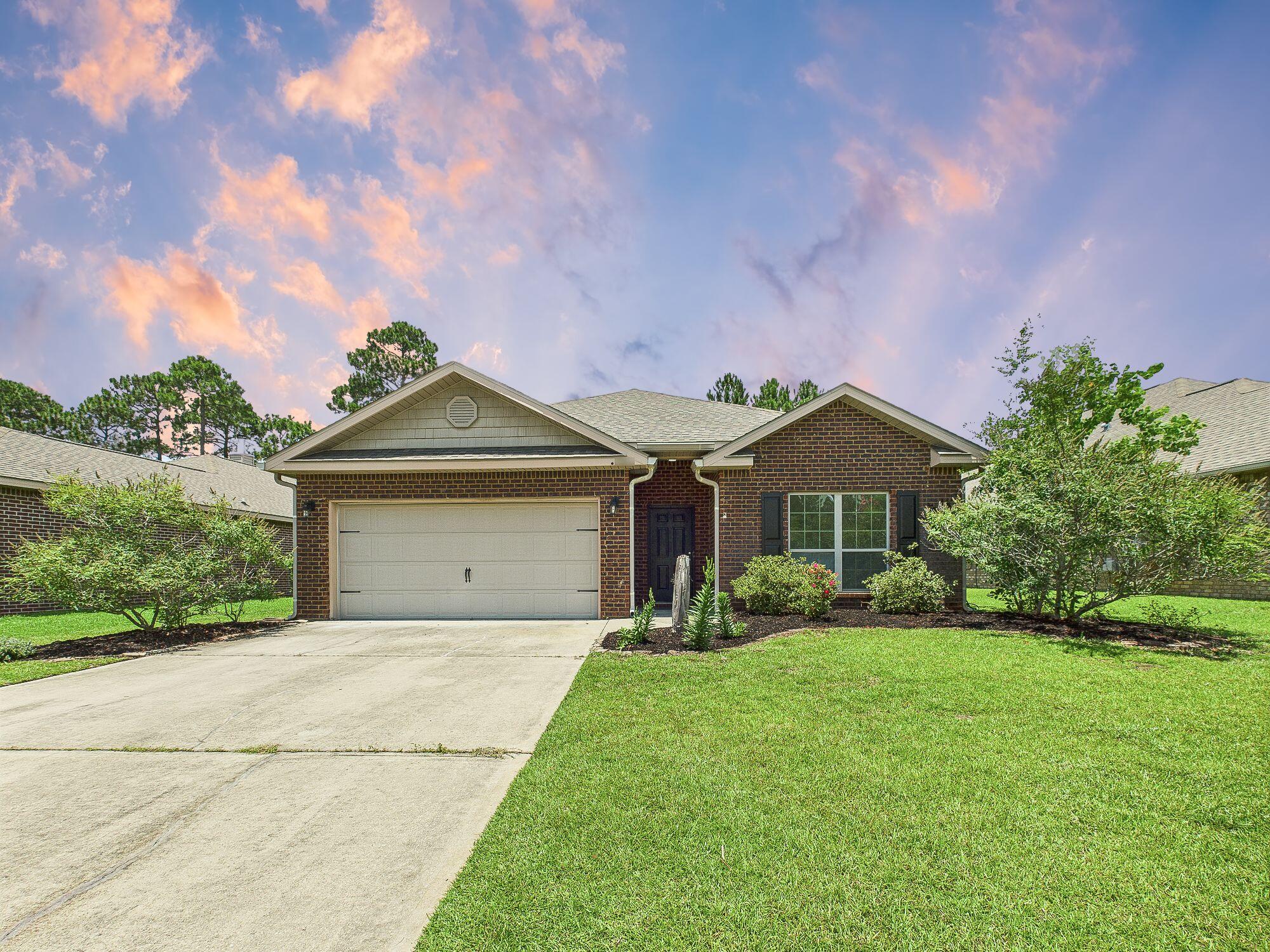 Beautifully updated 4BR/2BA home in highly sought-after Driftwood Estates! Fresh interior paint and brand-new carpet in all bedrooms complement hardwood and tile throughout the main living areas. Enjoy a spacious split floor plan, screened-in back porch, and a fully fenced backyard with lush landscaping. Just 0.2 miles from the community pool and a short walk to Driftwood Estates Park--featuring pickleball, tennis, basketball, playgrounds, and more. Ideally located near Sacred Heart Hospital, Grand Boulevard, 30A, and the beaches. Neighborhood offers sidewalks, walking paths, clubhouse, and beautiful ponds.