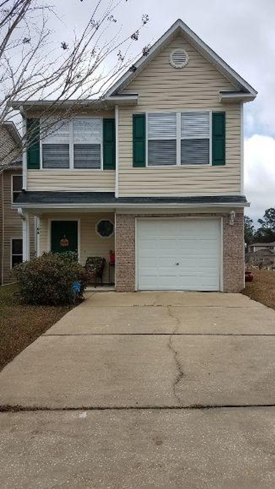 This 4BR/2.5BA 1784sqft end unit TH is a rare find located in the heart of Crestview. Upon entering the front door you will immediately see the owner's have kept this home immaculate. The downstairs has a very spacious Great Room, a half bath and a very functional kitchen. Being an end unit it also has nice privacy fenced-in back yard with an open patio and a larger side yard. Upstairs you will find the Master BR/BA, 3 other bedrooms, another full bath and the laundry facilities. The low HOA fees include lawn care service so no mower necessary! The owners have a transferable termite bond. This property is close to schools,recreation facilities and both Duke Field,7SFG, and Eglin AFB. Schedule your appointment today to view this great property as it will not last long!