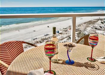 Spectacular views from this 10th floor Gulf front Condo - one bedroom one bath plus separate bunk room for the kids. Unit has recently been remodeled and features a new fully equipped kitchen, master bedroom with a king size bed and spacious living and dining rooms. Unit sleeps six. Beachside is a Beachfront complex on the Sandestin Gulf and Beach Resort that offers golf, tennis, swimming, shopping and of course are incredible beach. Sit on the large balcony and watch fabulous sunsets.