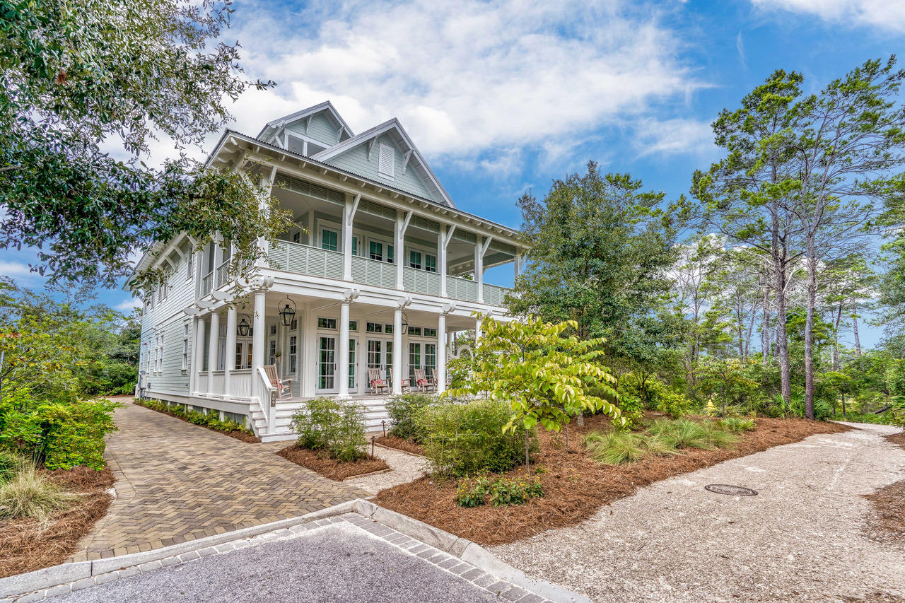 Gracious Southern living blends effortlessly with the distinctive 30A landscape at this extraordinary 6BR/6BA WaterColor residence with gorgeous views of Western Lake throughout and peekaboo views of the Gulf and the Seaside community from the fourth story tower. Spacious wraparound verandas and classic white columns welcome you inside where the interior finishes will stun with impeccable attention to every detail and the finest display of craftsmanship. Convenient to all the amenities of WaterColor, this property offers a rare sense of privacy nestled at the end of a quiet street flanked by preservation land along the shores of Western Lake.