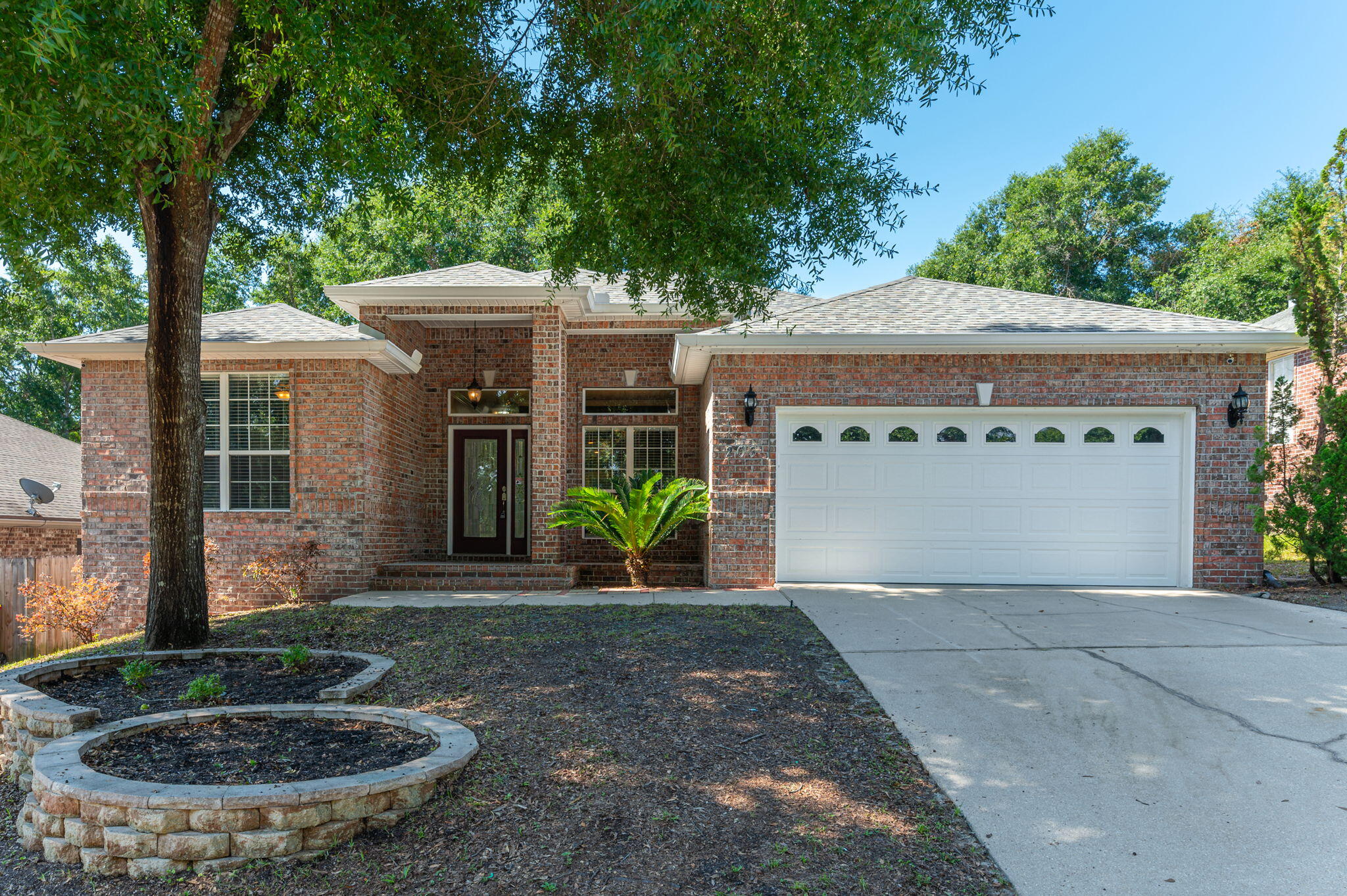 Welcome to this beautifully upgraded 4 bedroom, 2 bathroom home located in Crestview. This home boasts stainless steel appliances and granite countertops in the kitchen, perfect for cooking and entertaining. The split bedroom floor plan offers privacy and convenience for all residents. Enjoy the fenced back yard, providing a safe and private outdoor space for relaxation and play. Additionally, the outdoor storage shed offers extra space for all your storage needs. Call us today to schedule a showing!