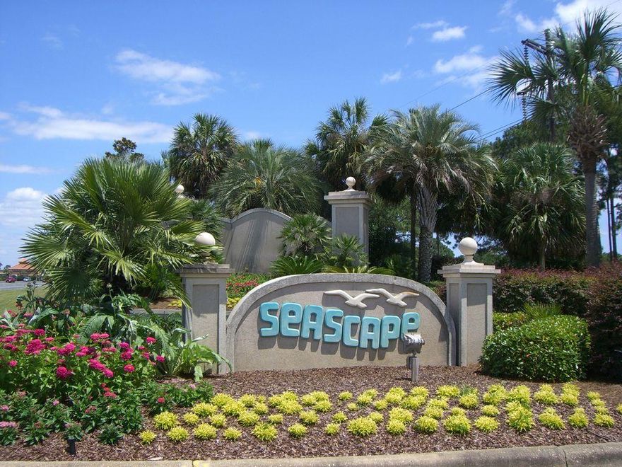 IT DOESN'T GET ANY BETTER THAN THIS! A perfect beach retreat with incredible amenities nestled in the Seascape Resort. Just a quick jaunt to the beach plus access to all the Seascape Resort has to offer including a sparkling pool, golf, lake, gated access from both Scenic 98 and Hwy 98 and lush landscaped grounds. Enjoy the new retail & entertainment center just completed! This condo is being offered fully furnished.