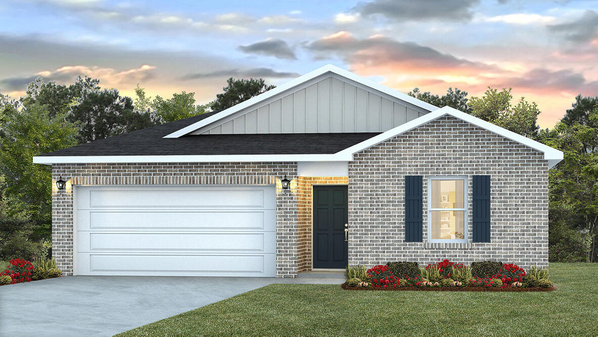 New Phase in Patriot Ridge community! Offers community pool, cabana, underground utilities & sidewalks. The popular Freeport is a stylish 4 bed, 2 bath home with a nice, covered patio & highly desirable open floorplan. GREAT for easy living & entertaining. The beautiful & well-designed kitchen features: large island bar, pantry, all stainless appliances, smooth top range, built in microwave. Spacious Bedroom 1 & the adjoining bath have a large walk-in closet. The latest in gorgeous wood-look flooring throughout & PLUSH carpet in the bedrooms. The Smart Home 'Connect' package provides several Smart Hm. devices for your convenience. VERY convenient South Crestview location. Easy access to Ft. Walton/Destin area beaches & just minutes to golfing.