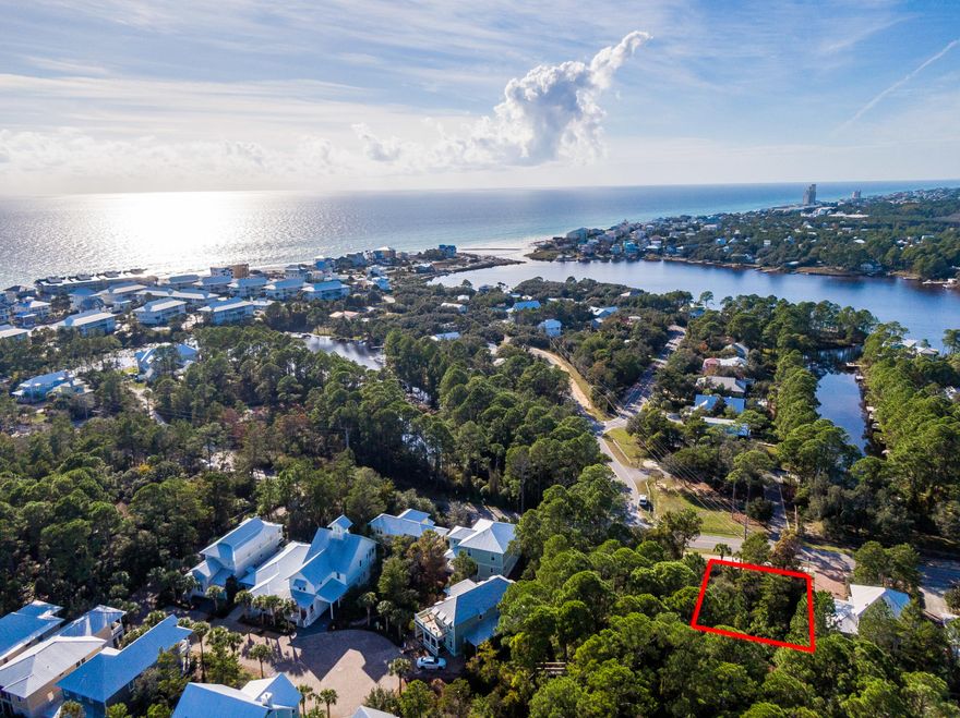Located south of 30A just east of Eastern Lake and within walking distance of Beach access to some of the most beautiful beaches on the Gulf of Mexico! This is the perfect opportunity to build your dream home on this beautiful lot. Located within easy biking distance from Seaside, Alys Beach and Rosemary Beach, this lot offers the 30A lifestyle.