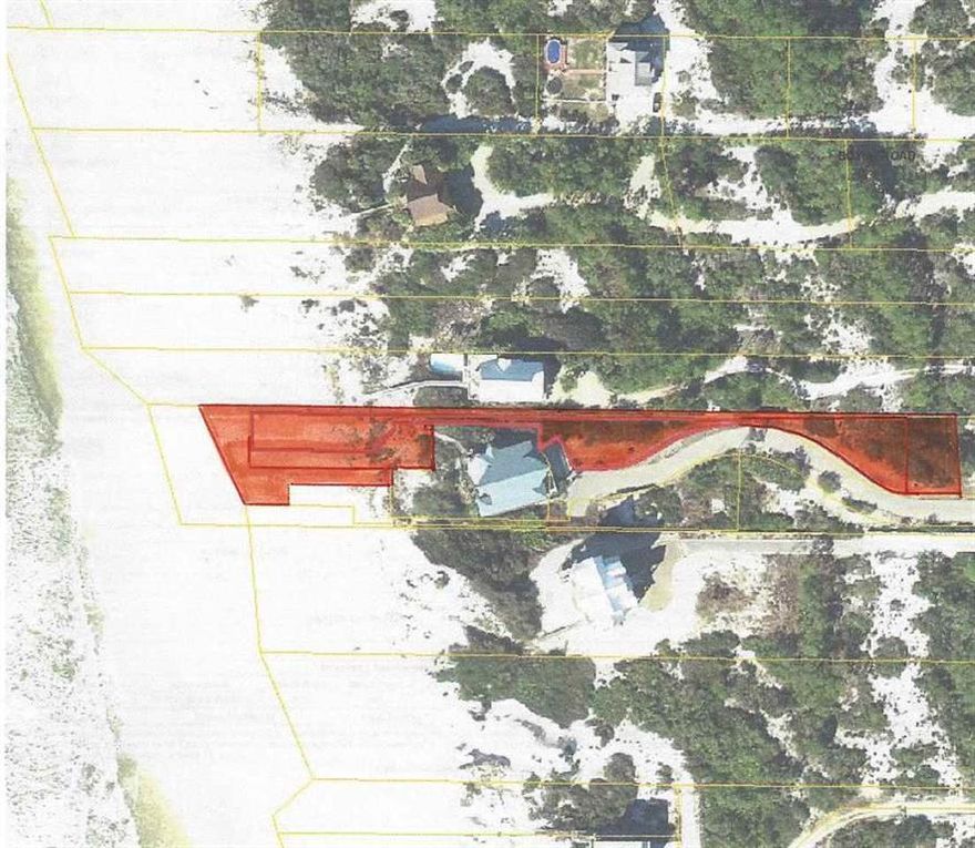 Unique Opportunity to own affordable beach front property. 3 lots, bank owned. Buyer should verify the ability to get permits with county as bank has not done so.