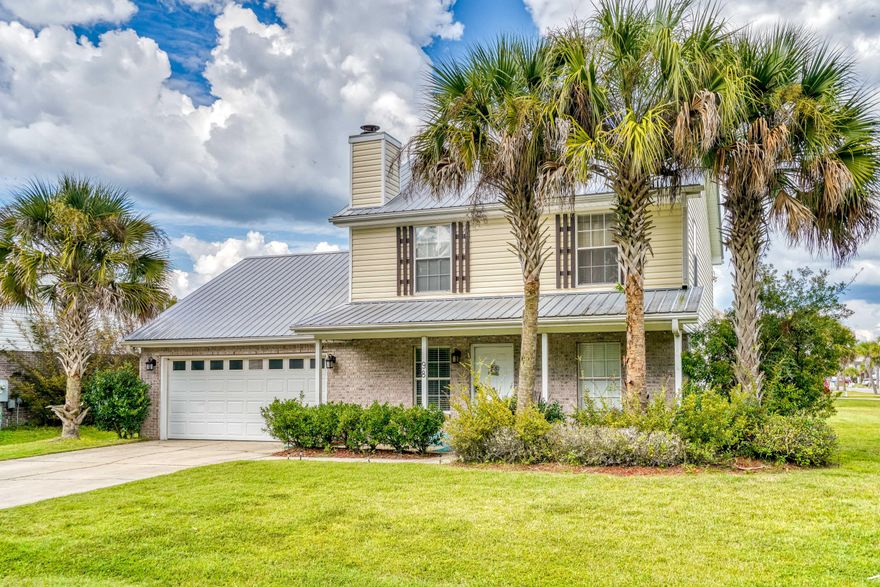 Great location! Just north of the 331 bridge and minutes from 30a and the beaches of South Walton this 4 bedroom 3 bathroom home is located on a large corner lot. Home features a wood burning fireplace, WIFI thermostat, and much more! New metal roof in 2015. City sewer and water. No HOA.