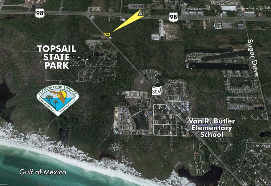PRICE DRASTICALLY REDUCED FOR QUICK SALE!! Commercial land yielding 175' on Scenic 30A! Over 1/2 acre parcel offering the coveted zoning of Village Mixed Use! Fantastic commercial opportunity for broad uses catering to the successful 30A market in South Walton County, Florida! Buyer must verify all information and specifications.
