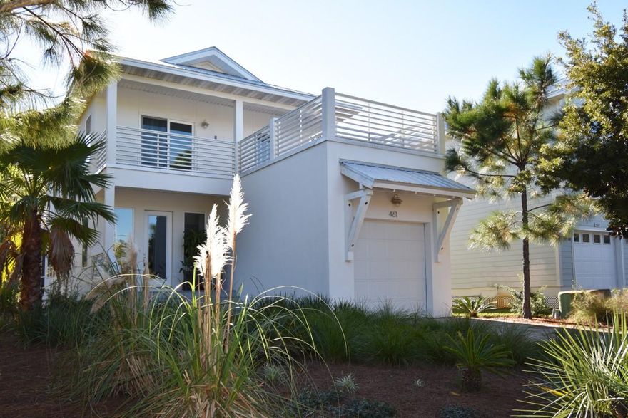 Practically New House built in late 2016! Lake views from upstairs! Private & Wooded Backyard. Screened porch! Large decks on both front & back of home. Lots of natural lighting! two Jacuzzi tubs! Across street from bay! Nice street for walking & jogging! Boat ramp and park on bay down the street! Highly desirable and quiet!