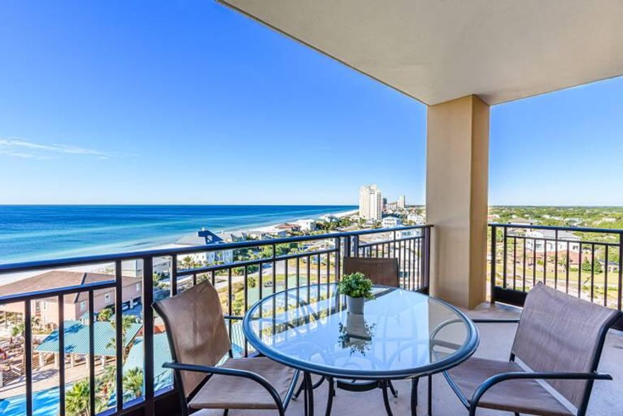 Enjoy the much sought after Western gulf views, sunsets and beachfront access in Sandestin's most desirable beachfront rental capable building, Westwinds. Rental Projections $75,000-$80,000 for 2022. Located on the 9th floor, the 2 bedroom, 2 bath condo features updated interior including tile flooring throughout, granite counters and stainless steel appliances in kitchen. Private master bedroom with gulf fronting balcony access and master bathroom offering fully tiled shower and double vanity. The spacious guest bedroom features a full length window giving incredible gulf views. This resort home is offered fully furnished and equipped. Owners and guests enjoy covered parking, gated access, private beach access, fitness center, business center and a luxurious pool deck.