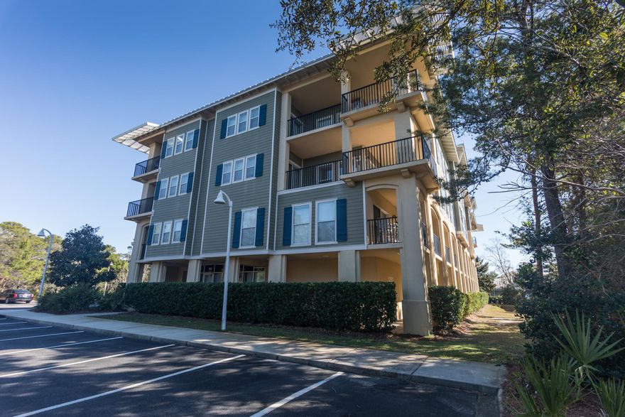 This extraordinary beach condo is located at Preserve Place; a luxurious condo complex in Grayton Beach. Preserve Place only has 10 units and the amenities are incredible! They consist of swimming pool, 2 large tennis courts, a workout facility, a community room, and a gated, deeded beach access. Exit the elevator to this elegant completely renovated top floor unit is decorated to suit the most discriminating of taste. It has never been rental and is immaculate! As soon as you walk in you are taken back by the beauty and quality of the upgrades. The main living area is wide open with 9 ft. ceilings. The south wall is solid glass doors and a large center window. This leads out to the huge covered balcony (20'1'' X 11'11') with gulf views.