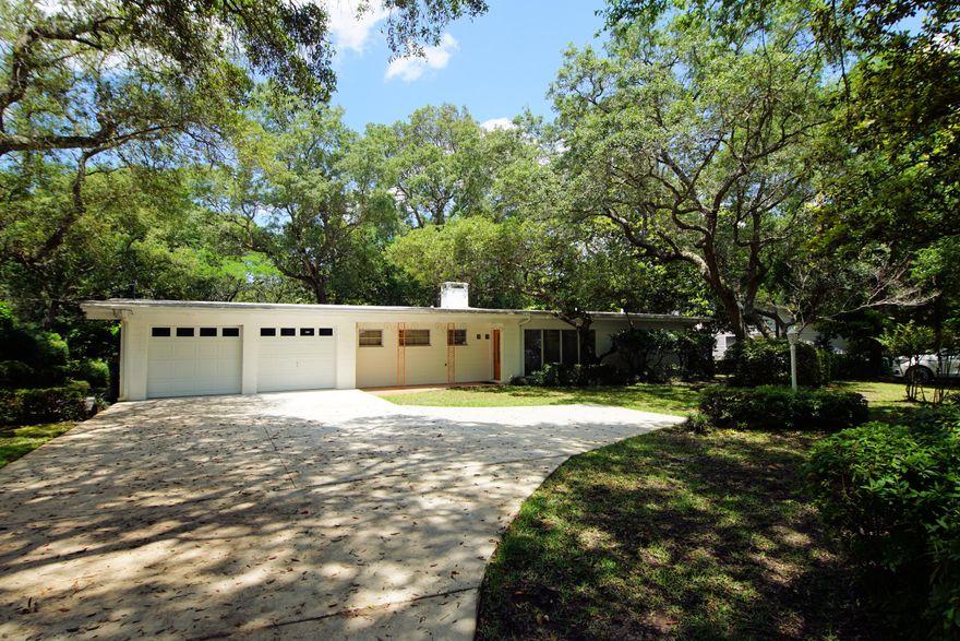 ** LOCATION, LOCATION, LOCATION ** Located in the Desirable neighborhood of Poquito Bayou, this UNIQUE VINTAGE MID CENTURY MODERN home is available for the very 1st time! NEW ROOF & NEW HVAC!!! Situated on a large lot filled with gorgeous Magnolia Trees and majestic Oaks, this 1 of a kind home has many original features: Gorgeous Cabinetry both in Kitchen and Dining Areas, Unique Corner Wood Burning Fireplace that can be seen from several rooms, Beamed Ceilings, appliances and lighting just to name a few. 2 nice sized bedrooms with a Jack-N-Jill bathroom between them. Split bedroom plan. LOTS OF STORAGE! Viewing this home is like stepping back in time - must be seen to appreciate it! Poquito Bayou also has a public park/boat launch located less than 1 mile away.