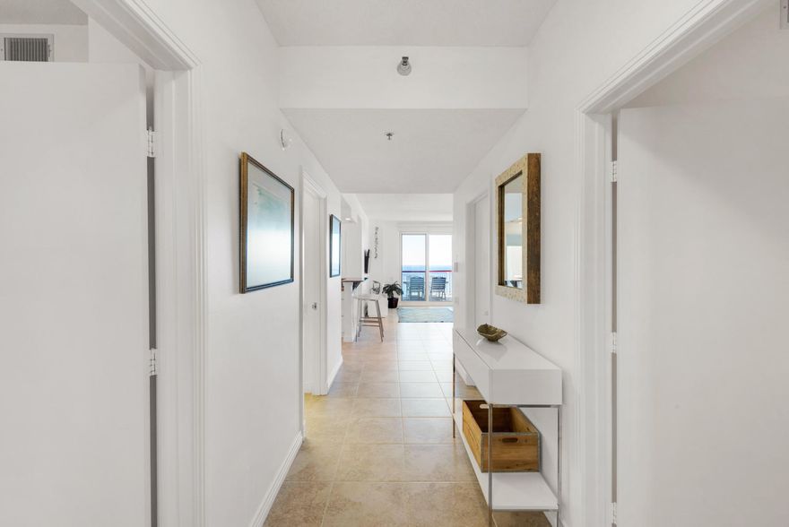 Open House Saturdays 12-3pm. Amazing 19th floor 3br/3ba Penthouse with it's contemporary dcor is ''simply the best'' on Navarre Beach. Always capturing spectacular Florida's famous sunsets from this terrace. There is no comparison to the trend setting architecture, the spaciousness, the privacy, and the multiple exposures to the Gulf creating a life style like no other. This development is famous for its private entry ways, circular terraces, and Master bath spas overlooking the Gulf. Amenities include Covered parking, Olympic size swimming pool, clay tennis courts, pickle ball, fitness room and social center with a full kitchen for parties and entertaining. This unit is being sold fully furnished excluding the artwork!