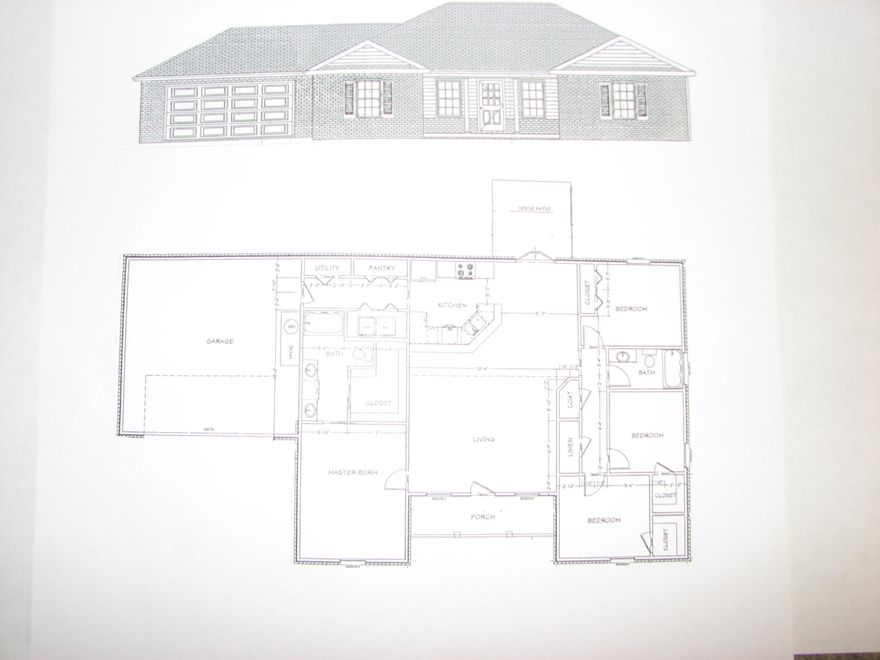 **$50 VA MOVE IN** ALL CLOSING COST PAID (including prepaids)...''4 bedrooms'' or not ??!!...ENJOY yet AFFORD the 4th FLEX ROOM option...Most PRACTICAL flexible EFFICIENT 1602SF/4BR ever.. 1)Upgraded kitchen with GRANITE high stool bar...joins BIG spacious & OPEN... Cathedral ceiling LR & casual dinner gathering spot 2)Master BR supersized closet,granite DBL vanity,garden soak'n tub +shower 3)Orange peel ceilings +fans thru-out 4)Walk-ins +3 extra hall closets + pantry 5)Level privacy fenced corner 1/3 acre lot 6)French door patio,covered front porch. By BIA award winning builder JEREMY STEWART Located 1 block to Baker School(K-12) - 3 green lights(10 MIN) to S 85 Bridge (N Crestview even less) Qualified VA buyer = HOMEOWNER with $50(credit report) !