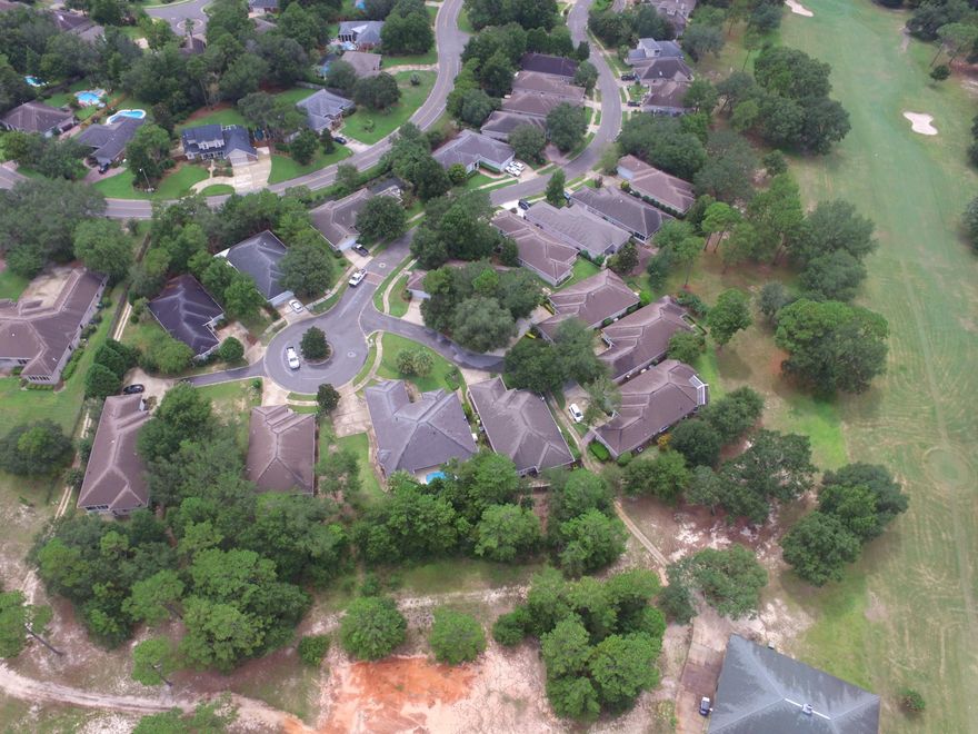 Property Just appraised!!!!Here is a great opportunity to build on the 18th hole at Rocky Bayou CC,Walk to the the 1rst tee from your back yard.Private swimming pool(Rocky Bayou) is only 150 yards away.Zero lot lines gives you more time enjoying life and less working in the yard.Buiding plans are available.Home size can be up to 2000 sq ft.