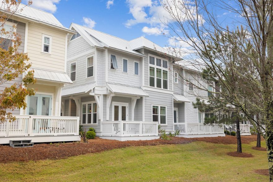 ''Noonday Sun'' offers a prominent price enhancement; a charming triplex with new exterior paint abutting the green space offers three bedrooms and two and a half baths with a two car garage. This town home has soaring 10ft ceilings along with elegant ceramic tile flooring, granite countertops, and stainless steel appliances. The first level offer an open kitchen with breakfast bar and flows into the dining area with french doors opening to the outdoor entertainment  deck overlooking the green space. The living area has multiple seating areas and is a perfect gathering space after a day at the beach. The second floor offer a king ensuite primary with 10' ceiling and views if the green space. There are two additional bedrooms featuring a king bed, and double bunk bed sharing the hallway bath enhanced with subway tile and a granite vanity. 

Seller offering a  credit towards all new interior paint. Rental booking and furnishings to convey.

Prominence is located on the North side of 30A between Alys Beach and Seagrove; enjoy access to the two community resort style pools, a fitness Center, and a private shuttle service to the Santa Clara Beach access in Seagrove. There is an ease and convenience of walking over to ''The Big Chill'', the community's town center which includes restaurants, shops, an amphitheater with a covered event pavilion, a cinema screen for movies, as well as a stage for concerts and events. 