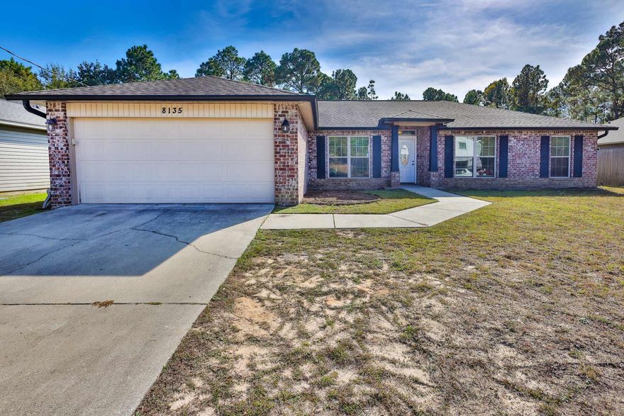 Welcome to this beautifully maintained 4-bedroom, 2-bath home just east of the Navarre Bridge in a highly sought-after school district. With 1,865 sq ft of comfortable living space, it offers an open, inviting layout ideal for everyday living and entertaining. The kitchen features granite countertops, ample cabinetry, and a smooth flow into the dining and living areas. Enjoy spacious bedrooms, including a well-appointed primary suite, plus a 2-car garage with great storage. Located in a friendly community close to schools, shops, beaches, and easy commute routes, this home blends comfort and convenience. Don't miss your chance to make it yours.