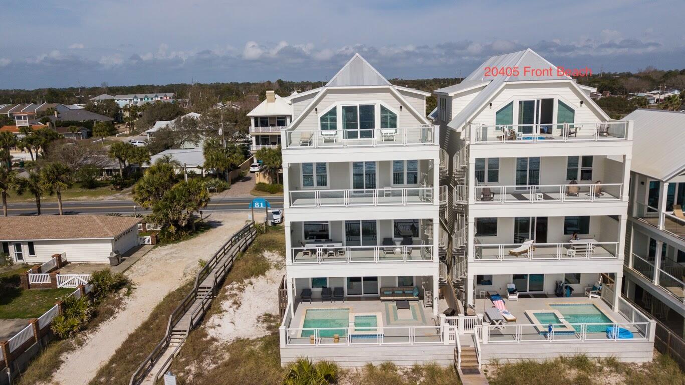 This Beach house has it all! Enough room to accommodate the largest group or family with the upmost class and style. 4 stories to spread out the rooms and living spaces yet cozy enough to enjoy everyone.Nine bedrooms and 9.5 baths allows each guest to have their own bath room and feel right at home. The home is decorated beautifully and has all the amenities you need for your home away from home. The private pool gives you a nice option from the beach or to cool off after an exciting day at the beach! Each floor has its own balcony to bring entertaining outside as well. This home should be viewed to get the sheer beauty and comfort it provides. Call today for your private showing.