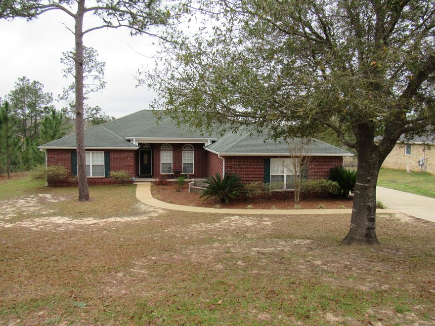 Welcome home to this spacious 4 bedroom 2.5 bath home in the well established Silver Oaks subdivision. All brick home with 2 car side entry garage has a split floor plan. As you enter, you see the open living room with fire place and ceiling fan. To the right is a bonus area that could be a den or formal dining room and has engineered wood flooring. Kitchen has solid surface black counter tops, cherry finish cabinets, tile floor, stainless steel appliances and island. There is an eat in dining area adjacent to the kitchen. Master bedroom is oversized with trey ceiling, ceiling fan and faux wood blinds. Master bath has large jetted tub with tile back splash, solid surface double vanity, separate toilet room and separate walk in shower. Other bedrooms with faux wood blinds and ceiling fan