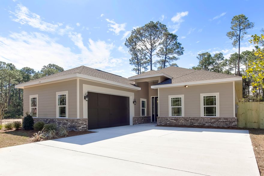 Brand new luxury home currently under construction in Miramar Beach! Conveniently located and being built by a quality local builder. The home will feature 10 foot ceilings with a cathedral ceiling in the living area and tray ceiling in the master bedroom. Beautiful engineered wood flooring is featured throughout with carpet in the bedrooms and tile in the bathroom. The open floor plan offers a gourmet kitchen featuring granite counter tops, stainless steel appliances, walk-in pantry, and custom cabinetry. All bathrooms will feature granite counters, and the master bath offers a custom large walk-in closet. Other features of this lovely home include recessed lighting throughout, crown molding, satin nickel finishes, under cabinet lighting, sreened-in porch, and a 10 year builder's warranty