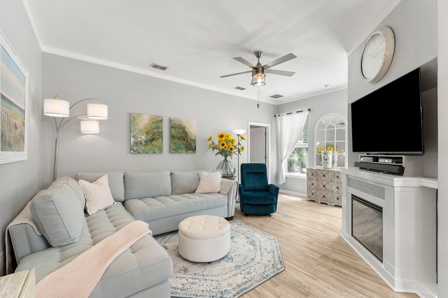 This beautifully maintained three-bedroom, two-and-a-half-bath home is nestled in a quiet, well-kept HOA community offering the perfect balance of privacy and convenience. Enjoy access to a community pool, abundant sidewalks ideal for walking or biking, and a neighborhood shaded by mature oak trees and natural vegetation. The home features a two-car garage, plenty of street parking, a screened-in porch for relaxing year-round, and a small fenced yard perfect for pets or outdoor enjoyment. Located just minutes from everything Panama City Beach has to offer--shopping, dining, entertainment, and the beach--this peaceful community provides a serene retreat without sacrificing accessibility. Ideal for full-time living or a second home at the beach.