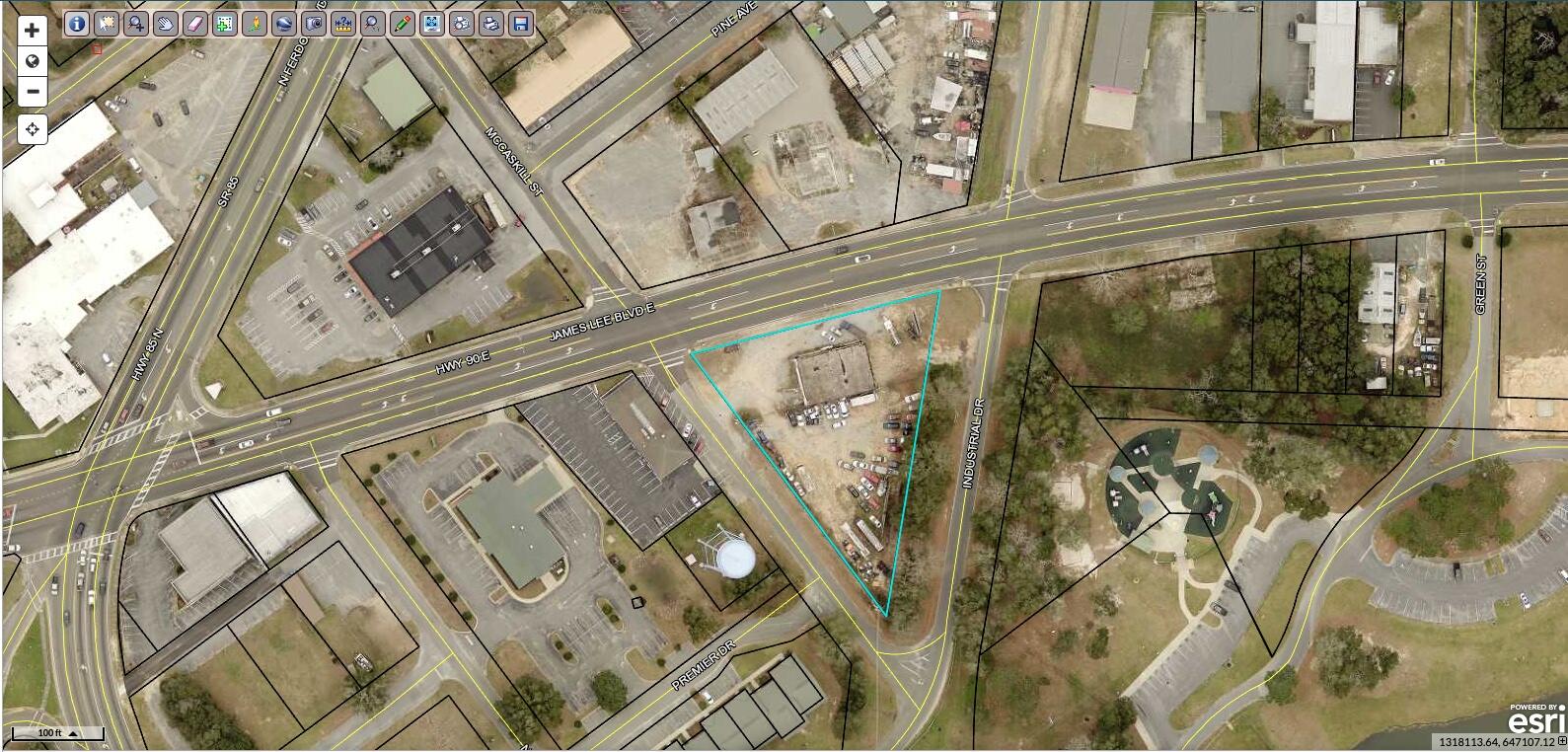 This Seller is MOTIVATED This triangular shaped property has road frontage on THREE Sides and is just shy of an Acre.Located on Hwy 9, BetweenBrooklyn Barn and Grill and Twin Hills Park.The Old Building has been removed and is now ready for your building to be built.See drawing in document section for a drawing showing the potential commercial building size that is possible on this newly cleared lot.It has a Billboard on the property that the rent of the bill board pays the annual Taxes. The building conveys AS-IS.Buyer to verify all information deemed important.