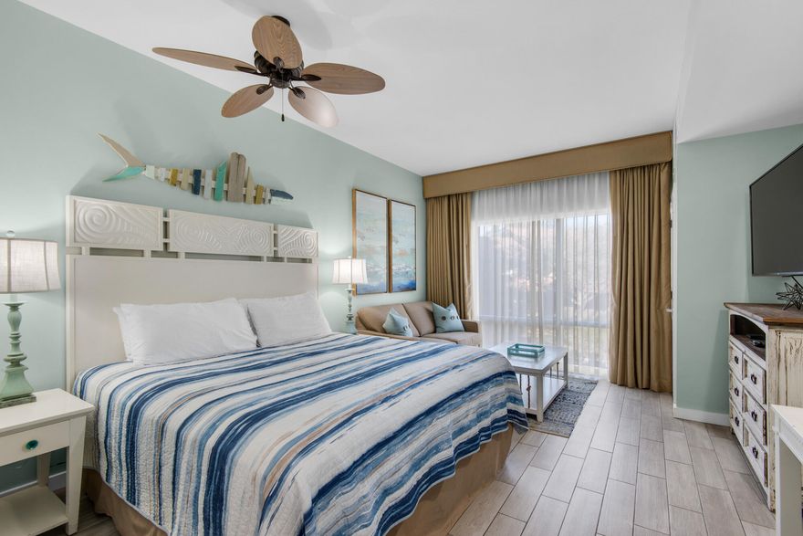 Rental-ready studio in the heart of Sandestin Beach and Golf Resort! This ground-floor unit in Luau I offers immediate income potential with a proven $40,000+ gross annual rental income. The condo sleeps 4, comes with an owners storage unit, s a new water heater, new bed and mattress and upgraded tile flooring throughout. Sandestin features world-class golf courses, Baytowne Wharf Marina, Baytowne Village's dining, shopping and entertainment; bike and walking paths, tennis, water sport rentals, bike rentals, miniature golf, resort shuttle to the Bay side/Village/Marina.Thoughtfully designed for comfort, this studio boasts modern finishes. Resort amenities like a pool, fitness center, short walk to the beach and a rooftop observation deck. This Gulf Coast gem is a available May 2nd.