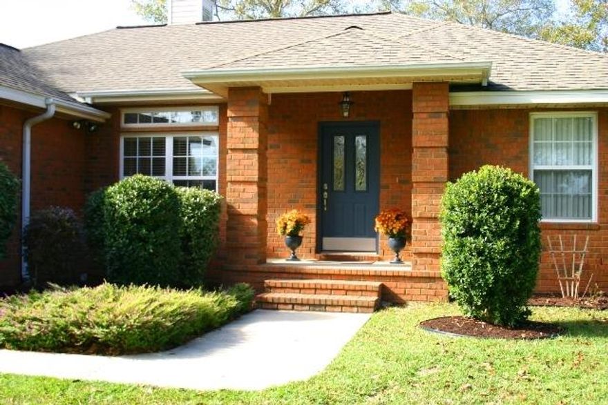 This well maintained brick custom home is on a paved road/driveway near Akers of Strawberries and is set on 5 beautiful acres that are cleared, fenced, and ready for your horses!The pasture located directly behind this home includes a paddock/storage barn and offers back door access to horses. Smaller fenced area off the back porch and huge landscaped yard is perfect for small children or pets.