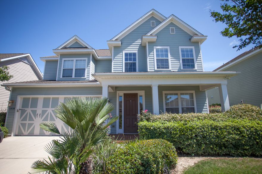 Welcome home to one of the most well kept neighborhoods in Fort Walton Beach. A home built by Heritage Homes, this beauty is located in the private community of NEWPORT. The floor plan is spacious and designed with the family in mind. A covered front porch with brick pavers welcomes you to this home. The foyer has a soaring two-story ceiling and an attractive staircase with iron railing. The spacious family room has at its center a gas fireplace with a custom tile and wood surround. The living space has lots of windows and opens through double garden doors to a cozy fenced-in yard, covered back porch with brick pavers and a ceiling fan. This living space flows into the casual dining area and into the kitchen. The kitchen was built with the chef in mind, gorgeous Maple Cabinetry and an open