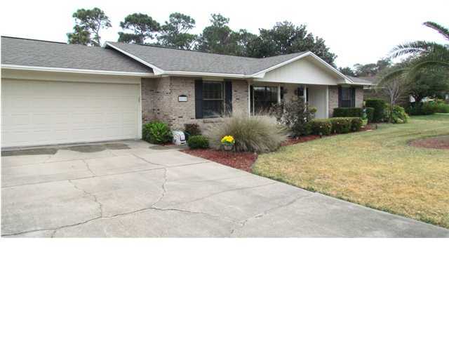 Nice renovated home on Shalimar Pointe Golf Course. Gas stove and double ovens.Gas logs in fireplace, nice wood flooring, tile and custom white cabinets.This home is a open floor plan that is a must see.Masterbath has whirlpool and separate shower.Out side has beautiful view of golf course and in ground heated pool and hot tub.Owner pays pool service, quarterly interior pest control and lawn pest control. Available June 15, 2019, please call for appointment. Owner will consider pets with non refundable pet fee, and refundable deposit