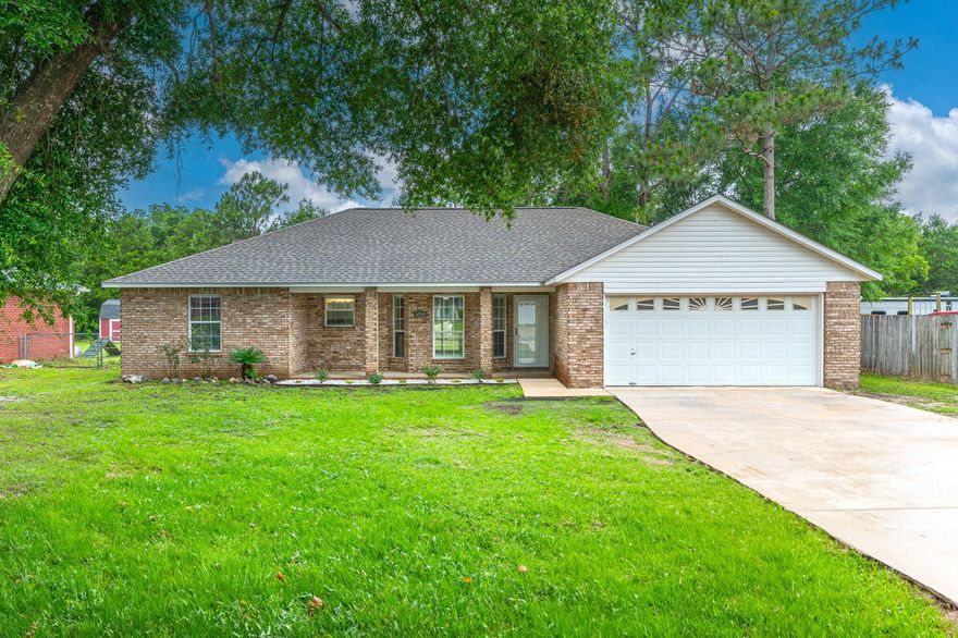 Absolute deal! This home sits on a quiet street in North Crestview. Everything has been updated allowing it to fly through VA/FHA financing with ease. This is a 3/2 with all new laminate flooring throughout, new appliances to be delivered June 10th with a 3yr extended warranty already purchased, beautiful expertly painted walls and trim, new granite counter tops & backsplash for kitchen and baths. New interior light fixtures with motion sensors were installed in lesser used areas like hallways and closets for convenience and efficiency. Living room features a wood burning corner fireplace for those chilly nights, a ceiling fan for the warmer nights, and offers plenty of space for all your comfy furniture. Laundry room is oversized with a nook at one end for storage or a hamper or a place to put your swiffer.

*All closets have new closet systems installed.
*This home also features a 23 ft. long covered front porch perfect for a couple rocking chairs or an outdoor patio set, and a large back yard (property sits on .39 acres) that also features a 23' covered back patio.
*As if all that wasn't enough, the home is powered by Chelco and has Auburn as the water source.


Roof - 2021
HVAC - 2021
Water Heater - 2024

Please see 'Home Updates and Upgrades' in the Documents tab.

*All information is deemed accurate but buyer/buyer's agent should verify.