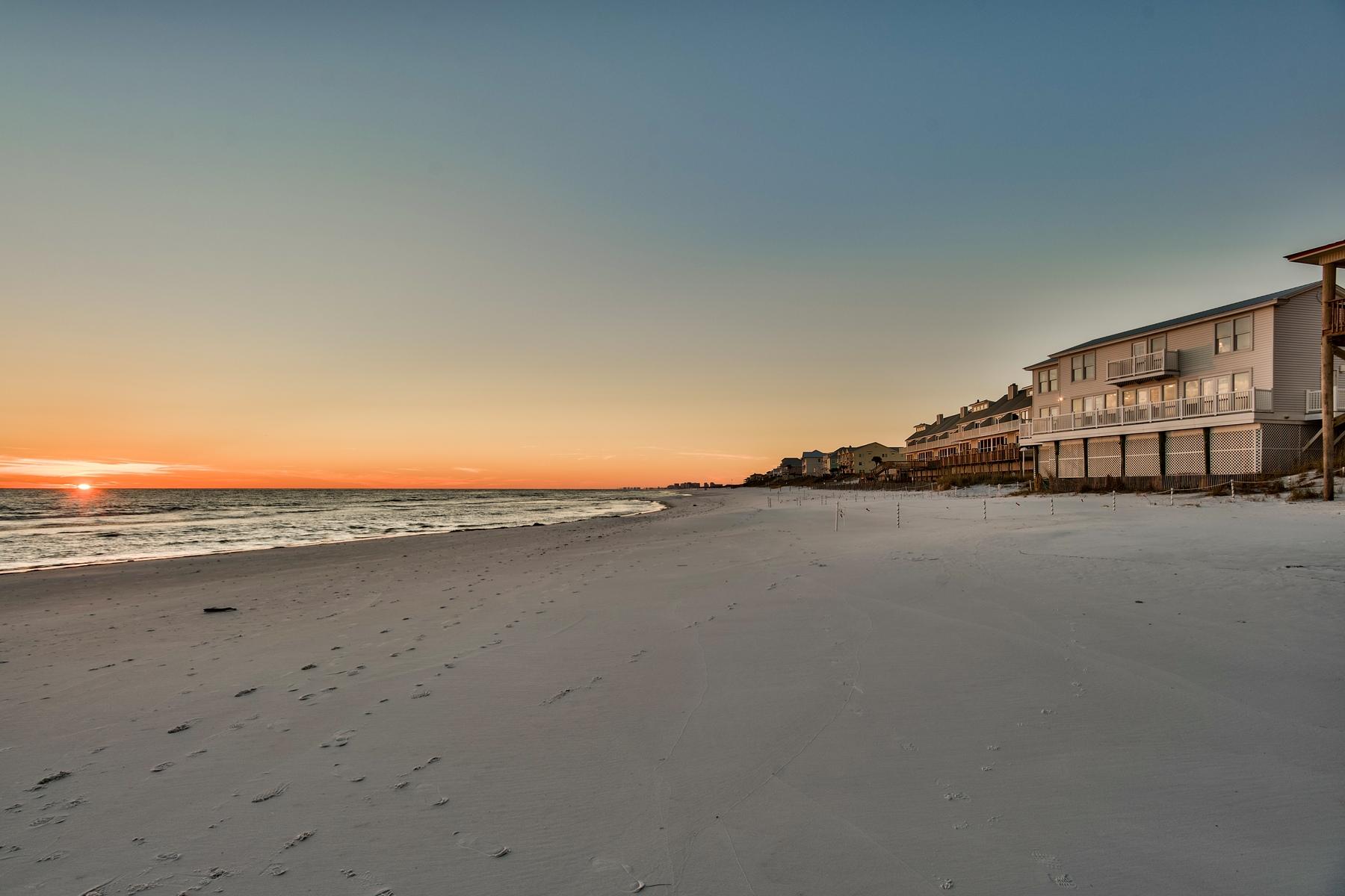 Waterfront living doesn't get much better than this 30A beach home on a prime lot at the end of Fort Panic Road. Located in the quiet beach community of Dune Allen, this Gulf-front home has 131 feet of water frontage with a private dune walkover and unobstructed westerly views. This three bedroom, three bath home is designed to take full advantage of its unique position with floor-to-ceiling windows framing the alluring water views. Open the doors to enjoy the gentle sound of breaking waves and warm sea breeze. Surrounded by sugar-white dunes and glittering emerald waters, this delightful home has a comfortable interior to complement its relaxed surroundings.