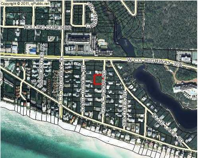 LARGE HIGH AND DRY LOT SOUTH OF SCENIC 30-A IN MOST DESIRABLE BLUE MOUNTAIN BEACH S/D. ONLY 200 YARDS TO DIRECT BEACH ACCESS IN OLD FLORIDA STYLE VILLAGE. BLUE MT BEACH AREA IS AMONG HIGHEST ELEVATIONS ALONG SCENIC 30-A CORRIDOR. VOLUNTARY HOA-NO FEES.ENTIRE SITE LANDWARD OF 300' CDLPZ. OUTSIDE OF BEACH RAT ZONE.COUNTY BUILDING CODES APPLY-HEIGHT,SETBACKS AND PARKING. NO BUILD-OUT TIME. ALSO ACCESS TO BIG REDFISH LAKE. WALK OR BIKE TO TO NEARBY SHOPPING, RESTAURANTS & NEIGHBORING GRAYTON BEACH, WATERCOLOR OR SEASIDE.