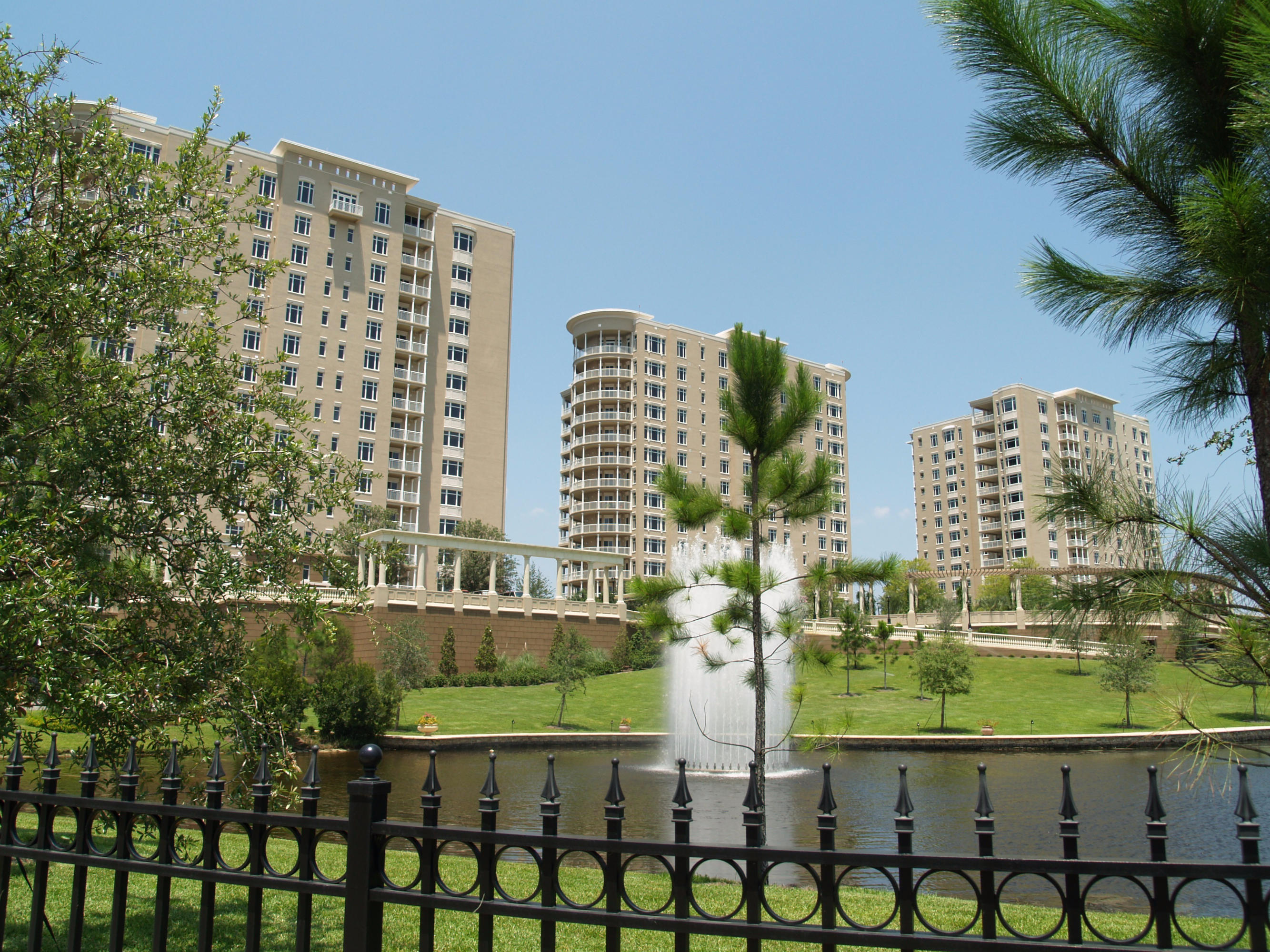 This spectacular 3 bed/3.5 bath condo is located at One Water Place, Destin's most exclusive condominium community! The unit boasts magnificent views overlooking Choctawhatchee Bay and the signature Fred Couples golf course that you have to see to believe! Unit amenities include: trayed ceilings, incredible wrap around terrace, granite countertops, stainless steel Viking kitchen appliances, crown molding, designer fireplace in living room, outdoor terrace kitchen, private elevator entry & foyer, and 2assigned garage parking spaces.