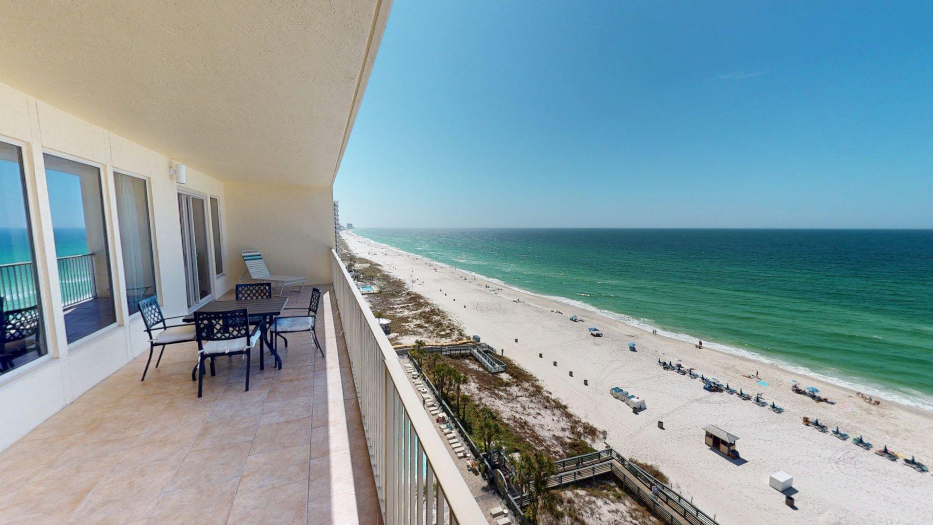 Here it is Gulf Crest Resort!! One of the most in demand Resorts on the beach. Fully Furnished 2BR/2BA Condo with Bunks and breath-taking sunset views.Welcome to your dream coastal escape! This beautifully updated Gulf-front 2-bedroom, 2-bath condo with bonus bunks offers the perfect blend of comfort, luxury, and investment potential. Designed with an open-concept floor plan, this spacious unit invites you to relax and unwind while taking in breathtaking panoramic views of the emerald waters of the Gulf of Mexico from your expansive private balcony.Located within a gated, impeccably landscaped beachfront community, this condo is ideal as a lucrative rental property or your personal beachfront haven. The Gulf-facing master suite promises serene mornings and stunning  sunrises, complemented by a spa-like en suite bathroom with a luxurious walk-in tiled shower.

Highlights include:
        "       Fully furnished & rental ready
        "       Modern stainless steel appliances
        "       Newer HVAC system with upgraded ultraviolet light protection 
        Newer Hot water tank 

        "       Assigned covered parking
        "       Bunk area perfect for guests or kids

Resort-style amenities elevate your coastal lifestyle:
        "       Two beachfront pools (one seasonally heated)
        "       Two hot tubs & a kiddie pool
        "       Poolside tiki bar for snacks and cocktails
        "       On-site fitness center & game room
        "       Private beach access - step straight onto the sugar-white sand

Situated within top-rated restaurants, shopping, entertainment, and local attractions, this condo offers everything you need for the perfect beach lifeor the perfect beach rental.

Don't miss your chance to own a slice of paradise. Schedule your private tour today and start living the Gulf Coast lifestyle at its finest.