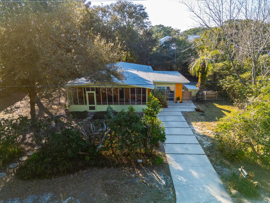 BACK ON MARKET - PRICED TO SELL. This is the one you have been waiting for. A super sweet solid block home only one-half mile from the beach south of Rt 98 off 30A. This 3-bedroom/2 bath home with over 1500 sf of space is ready to be transformed with your personal style. You will find wonderful home amenities like separate laundry room, wood burning fireplace, lofty ceilings, screened in porch, and concrete flooring. Appliances include refrigerator, dishwasher, stove/range, microwave, washer, and dryer. All situated on a lot that is over 1/4 acre, on a dead end street and large enough to add a pool or even expand the home footprint. The location cannot be much better: one-half mile to the beach access, less than 3 miles to your huge Publix supermarket and the new Watersound Town Center shopping area, 2.5 miles to Rosemary Beach to the east and 7.5 miles to Seaside to the west along 30A. Panama City Beach is only a short distance away as well. This home will make a perfect year-round home or adapt easily to a rental property with short term rentals allowed and no HOA. Move in ready but could use a little TLC. Nothing is on the market like this. Call me today to make it your next dream home.
