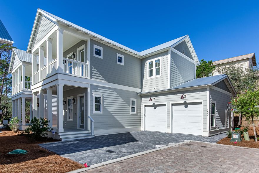 Under Contract with a 72hr Kick Out Clause. Now complete in Grayton Beach, the newest community floor plan, the Sweet Bay! Unique features of this beautiful design include a first floor master, second floor master, open-concept living, second floor loft and a 2-car garage. A few of the desirable finishes include wood ceiling beams, wood shaker style soft-close cabinets, quartz countertops, Luxury Vinyl flooring, and a cultured stone freestanding bathtub. Built to withstand the elements, energy and safety features include Jeld-Wen impact-resistant windows, 2x6 exterior framing, 2-10 home buyers warranty, high speed structure wiring network, Galvalum metal roof and much more.