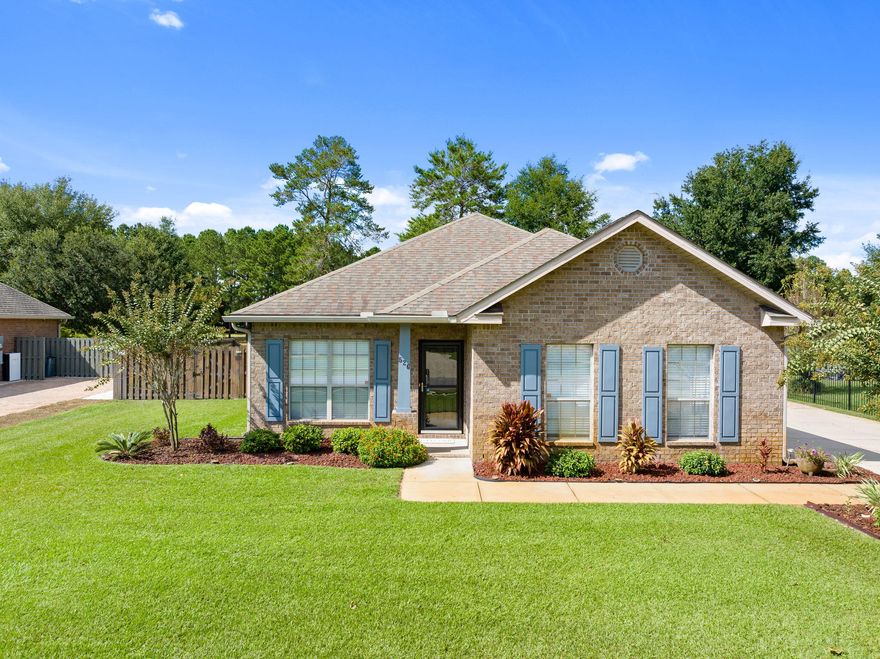 Welcome to The Gardens at Hammock Bay! Available soon, a beautiful, picturesque 3 bedroom (plus flex room/office) 2 bathroom lakefront brick home in a highly sought after neighborhood. Be impressed with the curb appeal and attention to detail the owners have invested into this home. The side entry garage allows additional driveway space for your vehicles. Once in the home you will sure take notice of the clean appearance, tile flooring and granite countertops with the cherry-colored wood cabinets. This split floorplan offers a private master bedroom with lake views. The screened in porch offers a sanctuary to enjoy your mornings or recharge in the evenings with the peaceful setting overlooking the lake. The fenced in backyard offers additional privacy for the family or your furry friends.  Cable TV and washer/dryer included! Dog friendly, restrictions apply. If approved, a one-time $250 pet fee and $25/mo pet rent will apply, per pet. A one-time $150 lease admin fee applies.